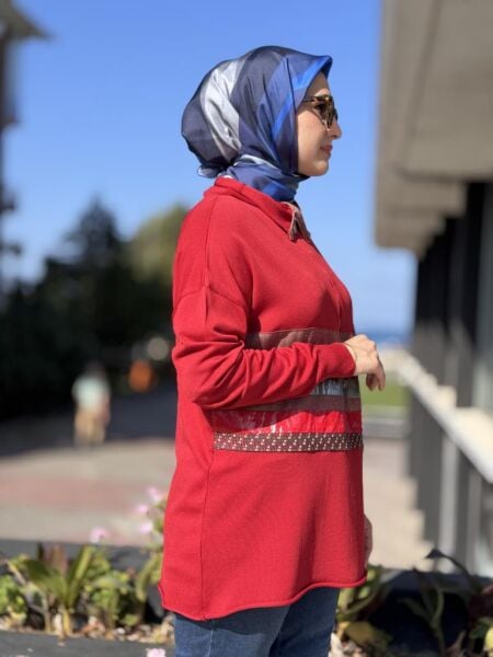 Misswhence Yarım Fermuralı Triko Tunik 38001