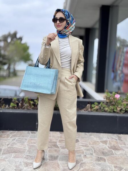 Kahma Keten Havuç Pantolon