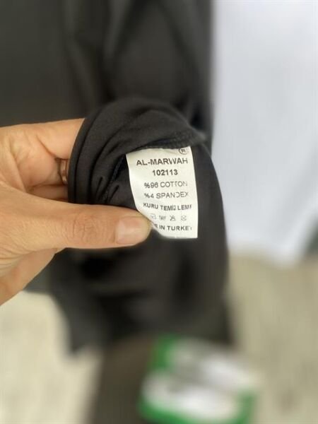 ALMARWAH UZUN KOL BLUZ 102113 SİYAH - 40