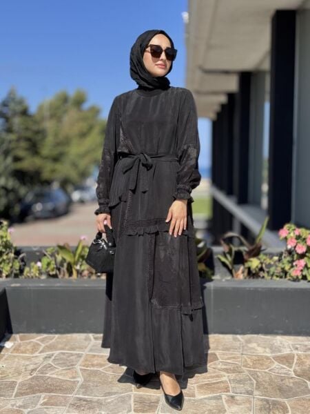 Misswhence Cupra İpek Elbise 38818