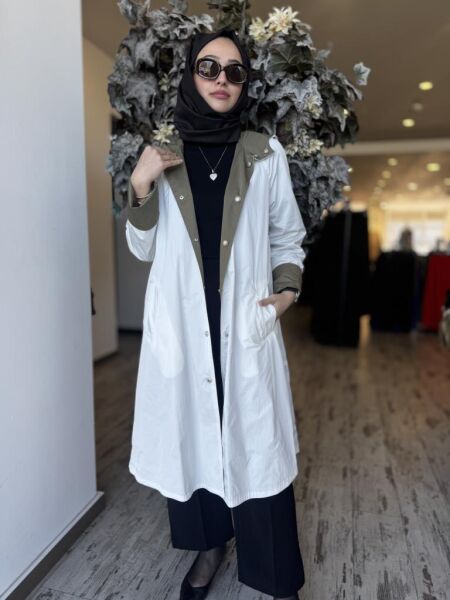 Almarwah Çift Yönlü Kapüşonlu Kap 404928