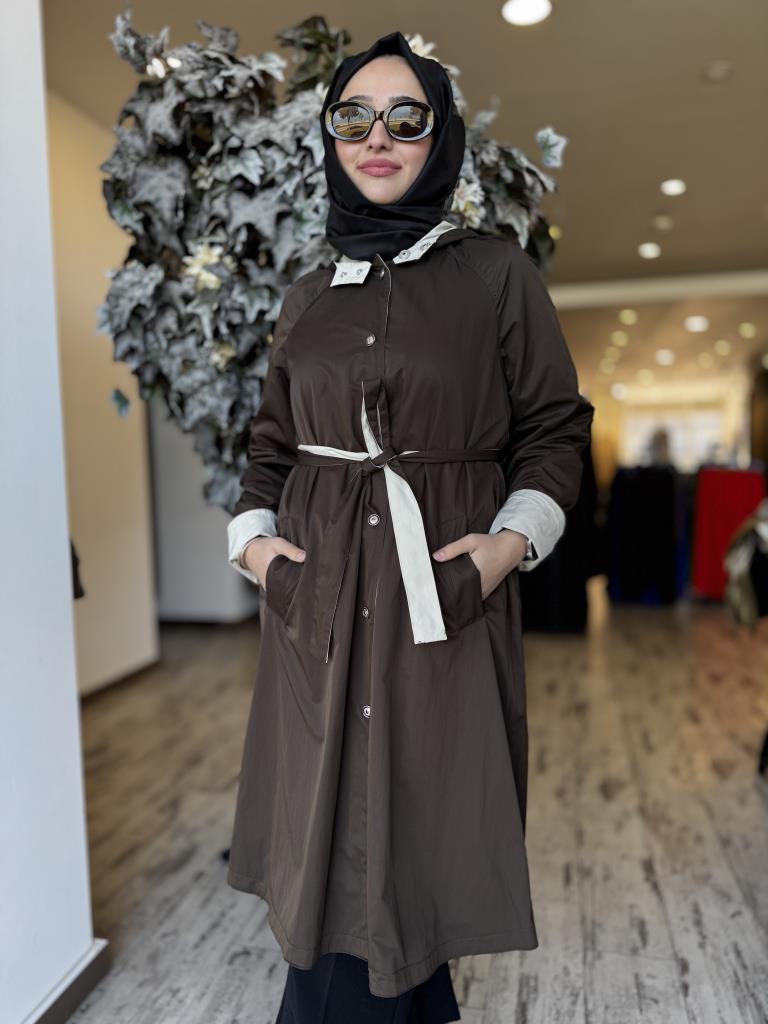 Almarwah Çift Yönlü Kapüşonlu Kap 404928