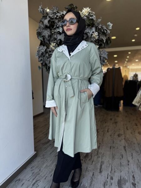 Almarwah Çift Yönlü Kapüşonlu Kap 404928