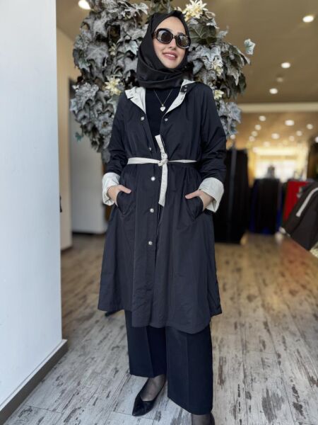 Almarwah Çift Yönlü Kapüşonlu Kap 404928