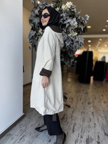 Almarwah Çift Yönlü Kapüşonlu Kap 404928