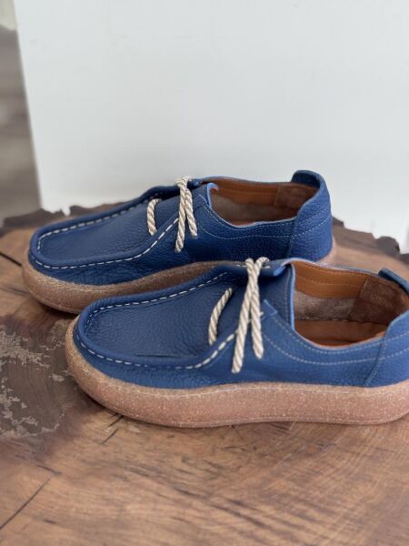 Majensia Towel Bağcıklı Nubuk Ayakkabı 241094 SAKS - 37