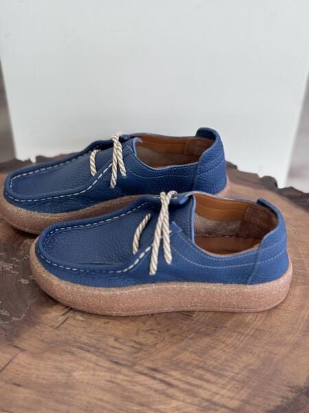 Majensia Towel Bağcıklı Nubuk Ayakkabı 241094 SAKS - 37