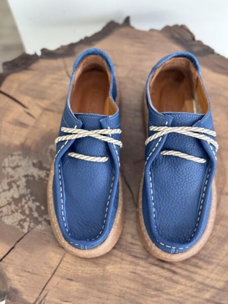 Majensia Towel Bağcıklı Nubuk Ayakkabı 241094 SAKS - 37