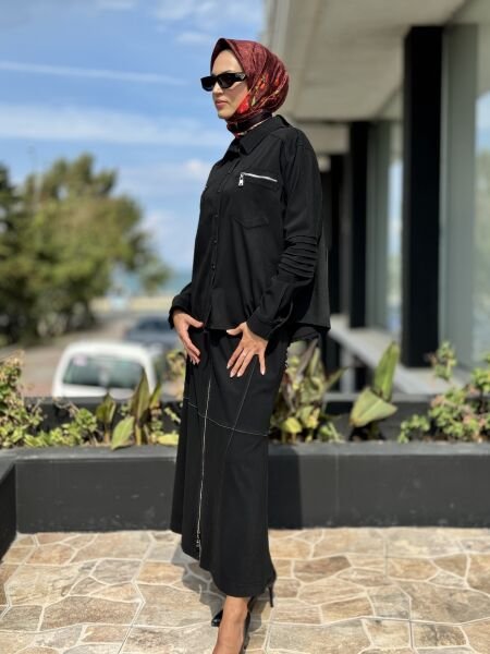 Misswhence Düğmeli Kot Ceket 36403