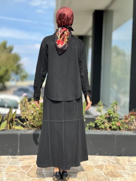 Misswhence Düğmeli Kot Ceket 36403