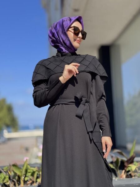 Misswhence Dikiş Detaylı Elbise 38816