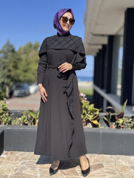 Misswhence Dikiş Detaylı Elbise 38816