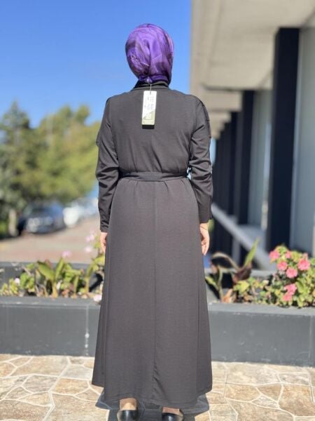 Misswhence Dikiş Detaylı Elbise 38816