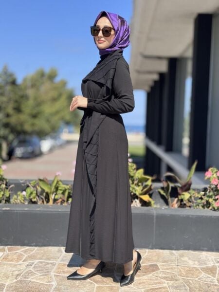 Misswhence Dikiş Detaylı Elbise 38816