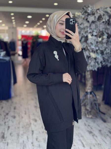 Qupra Keten Kap Pantolon Takım WAB82142