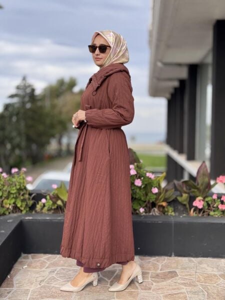 Misswhence Fermuarlı Tafta Pardesü 38508