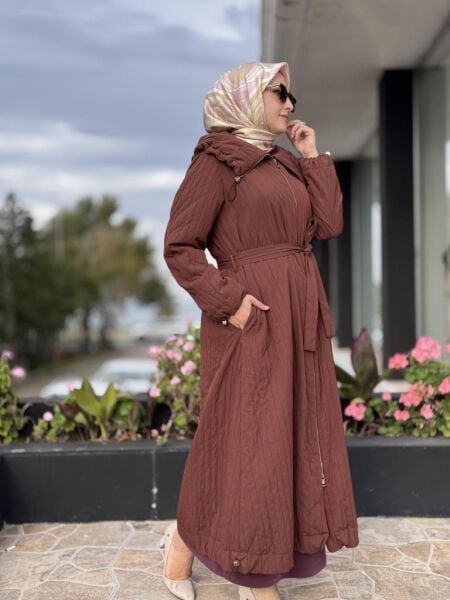 Misswhence Fermuarlı Tafta Pardesü 38508