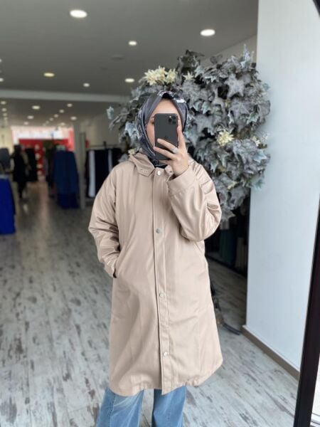 İnvee Çıtçıt ve Fermuar Detaylı Yağmurluk 7064