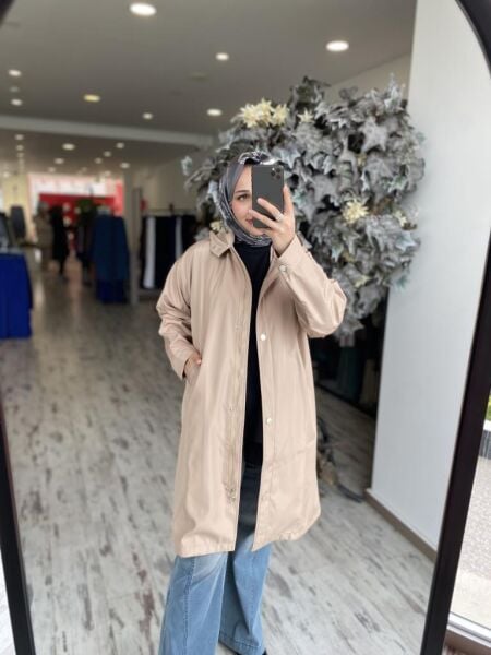 İnvee Çıtçıt ve Fermuar Detaylı Yağmurluk 7064