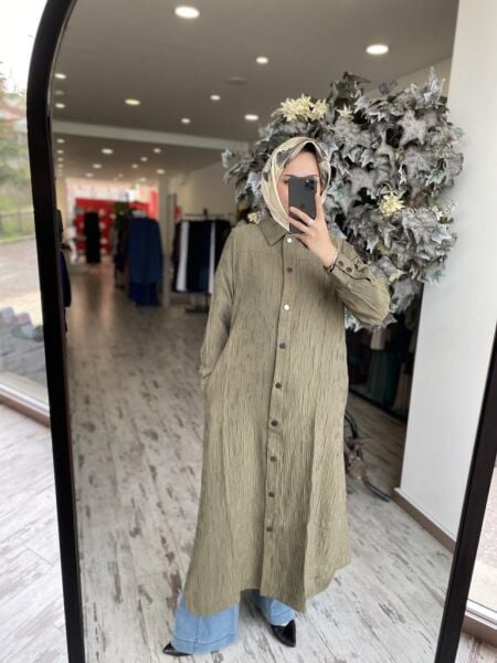 İnvee Çıtçıtlı Kendinden Desenli Tensel Kap 6981