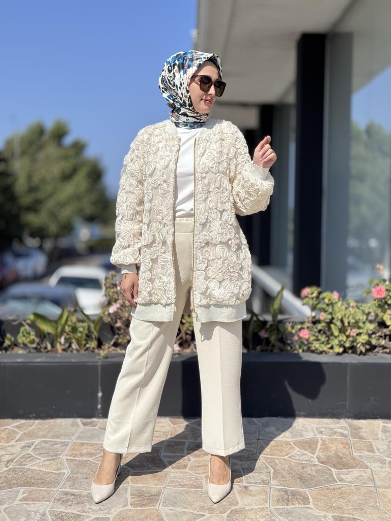 Ghisa Organze Bomber Ceket 3206