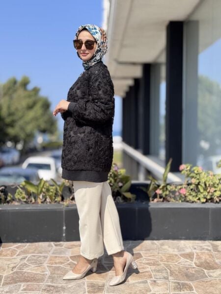 Ghisa Organze Bomber Ceket 3206