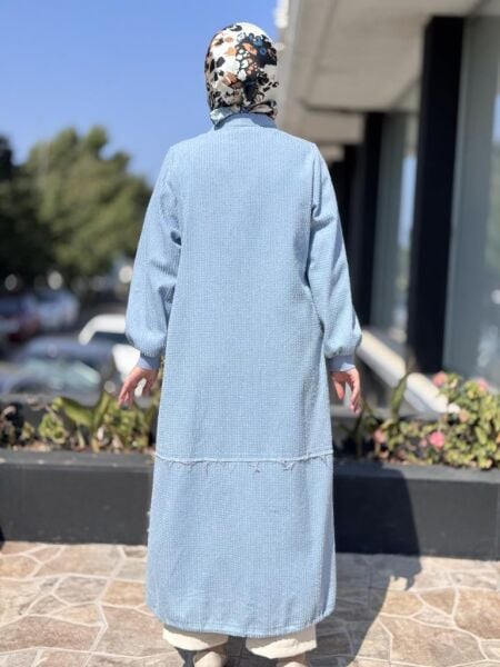 Ghisa Asimetrik Denim Kap G2678