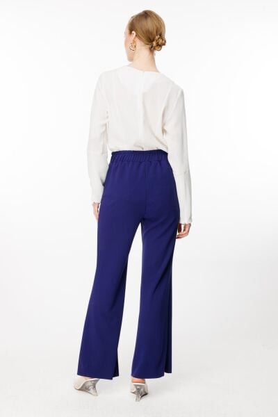 Ghisa Beli Lastikli İspanyol Pantolon 8628