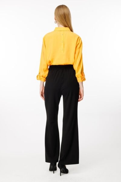 Ghisa Beli Lastikli İspanyol Pantolon 8628