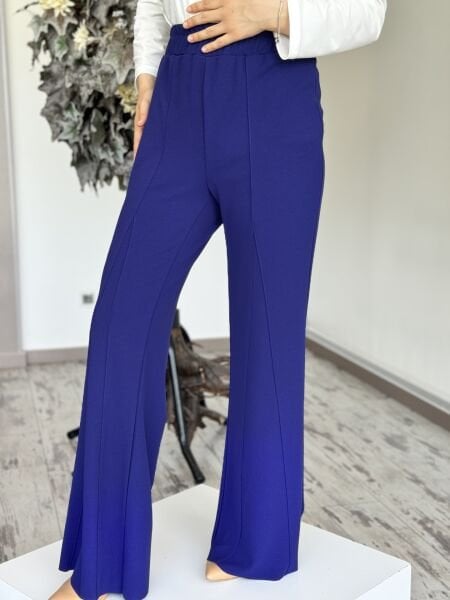 Ghisa Beli Lastikli İspanyol Pantolon 8628