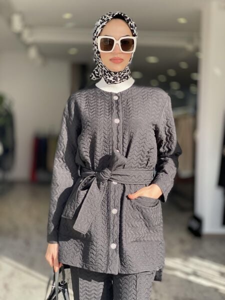 Qupra Kapitone Ceket Pantolon Takım QAV52089