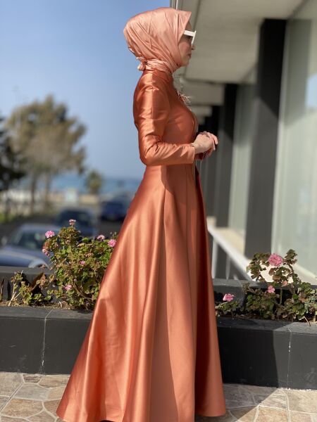 SENNA Grace Dress SD30026 ORANJ - 42