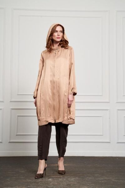 Misswhence Kolları Nervürlü Chanel Keten Kap 37404