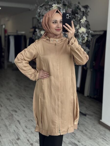 Misswhence Kolları Nervürlü Chanel Keten Kap 37404