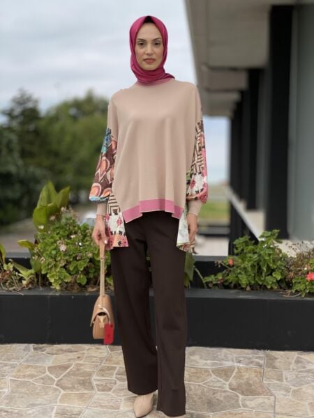 Almarwah Boru Paça Triko Pantolon 606032