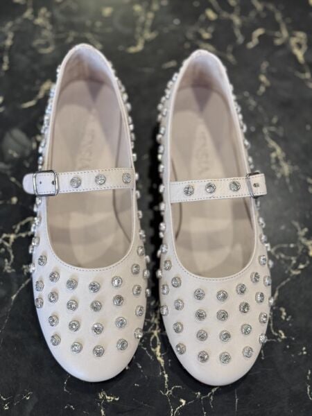 Majensia Kristal Taşlı Deri Babet 151228