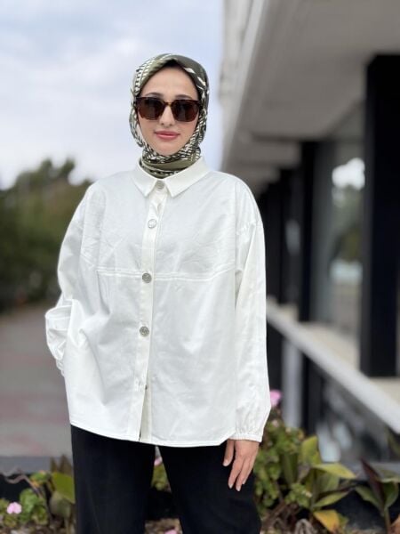 Misswhence Dikiş Detaylı Gömlek / Ceket 38031