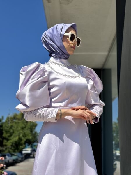 SENNA Shay Tesettür Abiye Dress SD30107