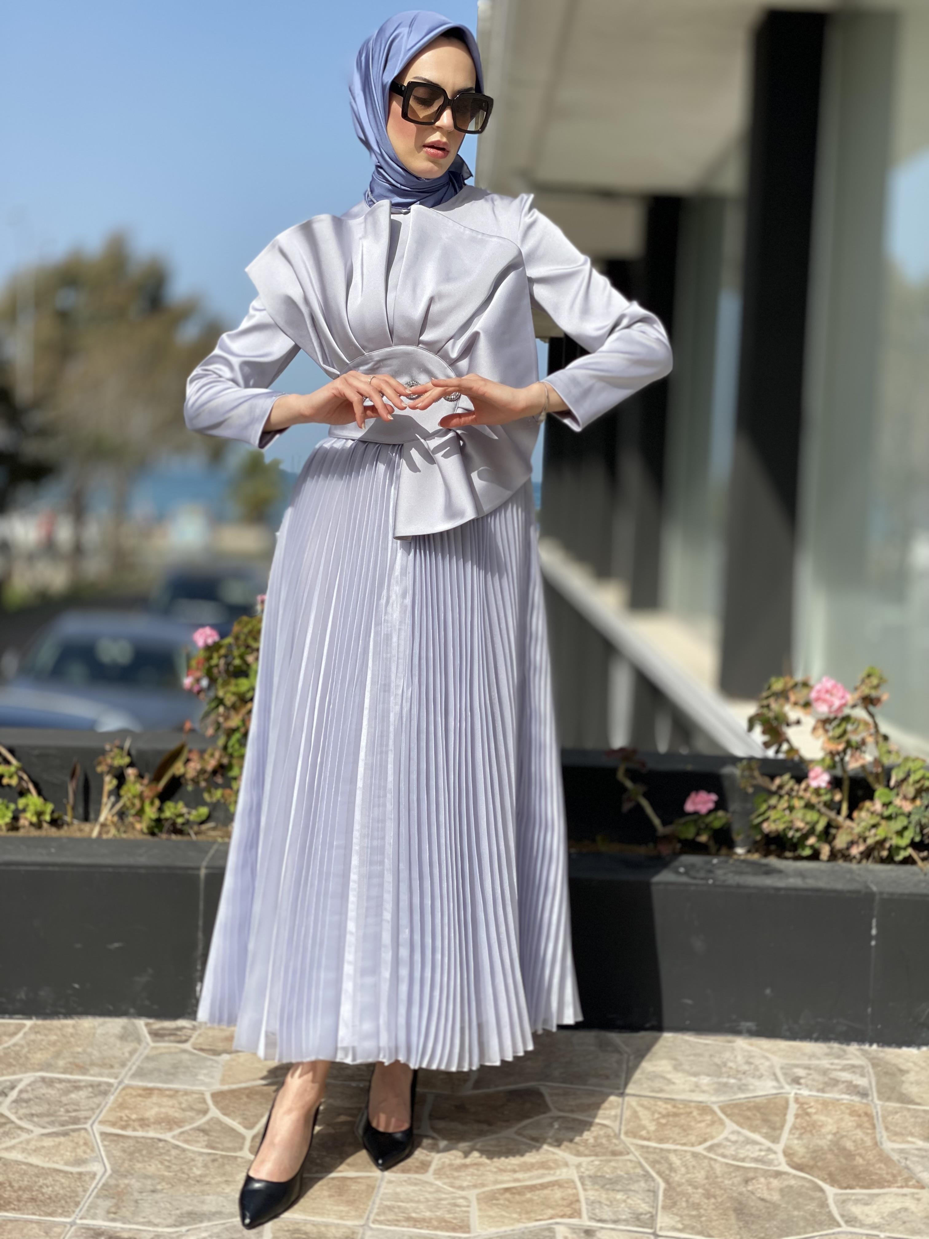 SENNA Violanda Dress Tesettür Abiye SD30025