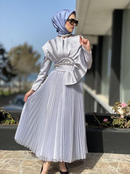 SENNA Violanda Dress Tesettür Abiye SD30025