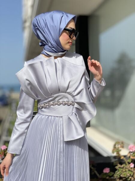 SENNA Violanda Dress Tesettür Abiye SD30025