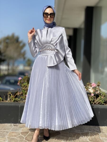 SENNA Violanda Dress Tesettür Abiye SD30025