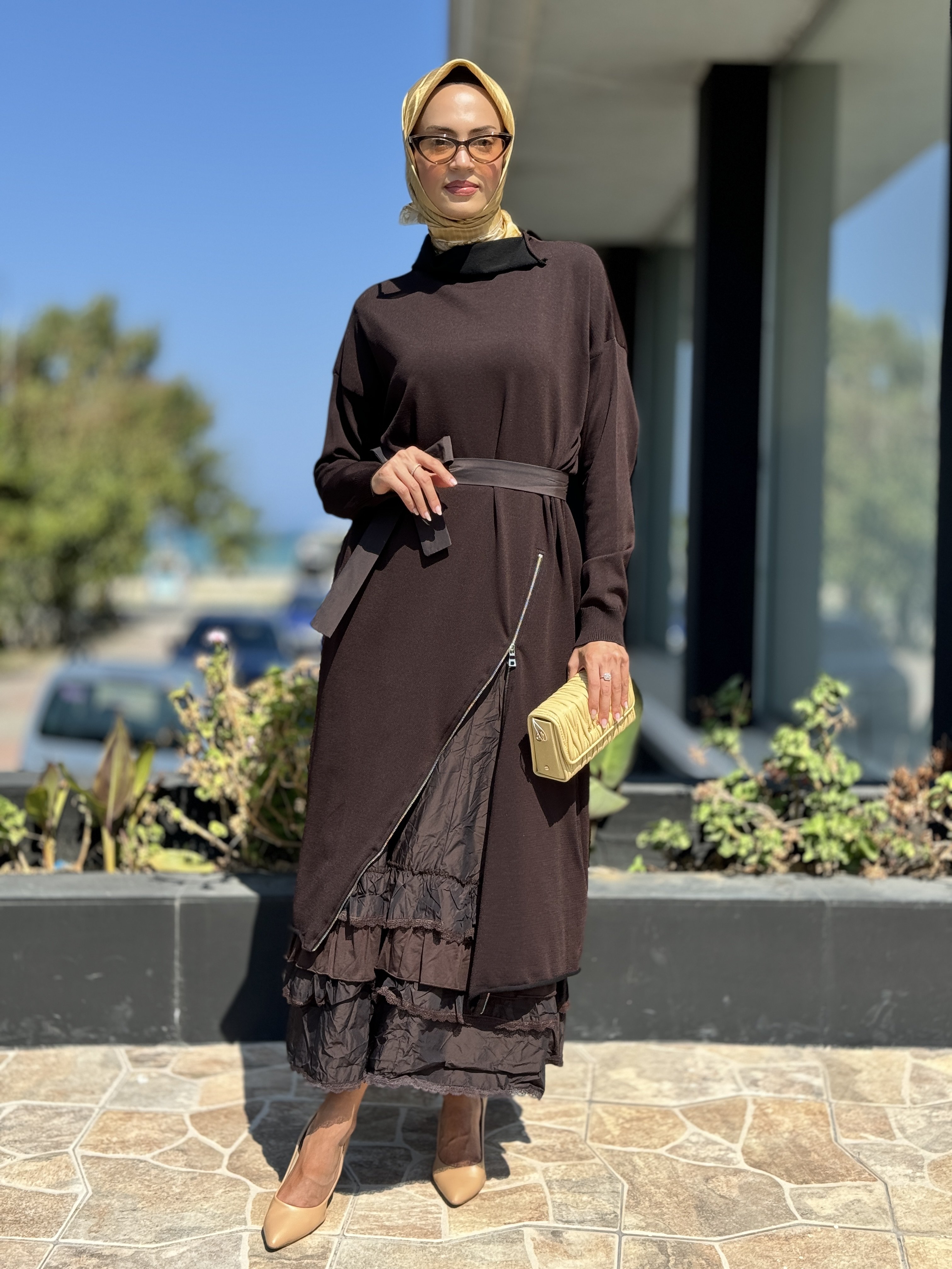 Misswhence İkili Triko Elbise 36834