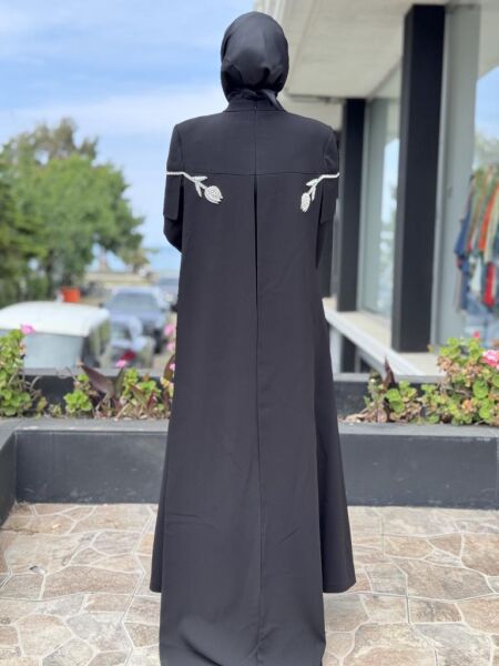 SENNA Vera Tesettür Abiye Dress SD2530012 SİYAH - 38