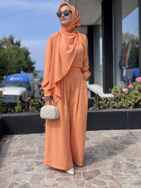 SENNA Lenora Gömlek Pantolon Takım SD2520016 SOMON - 36