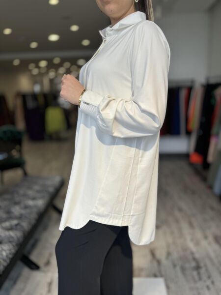 İnvee Modal Penye Gömlek 6926 BEJ - 1