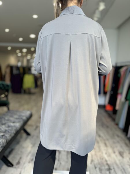 İnvee Modal Penye Gömlek 6926 GRİ - 1