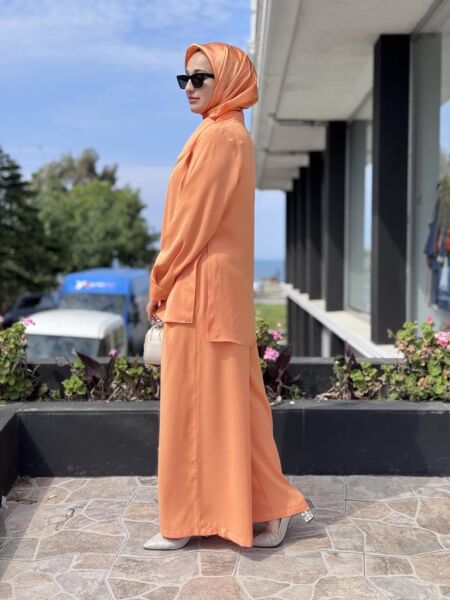 SENNA Lenora Gömlek Pantolon Takım SD2520016 SOMON - 42