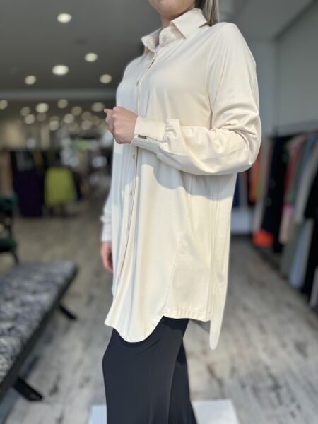 İnvee Modal Penye Gömlek 6926 BEJ - 2