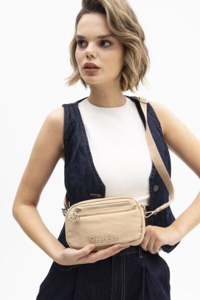 Benetton Fermuarlı Küçük Çapraz Çanta BNT1204